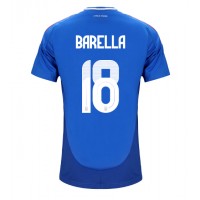 Taliansko Nicolo Barella #18 Domáci futbalový dres ME 2024 Krátky Rukáv